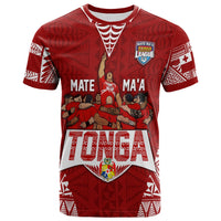 Personalised Tonga Rugby T Shirt Mate Ma'a Tonga Warriors - Wonder Print Shop