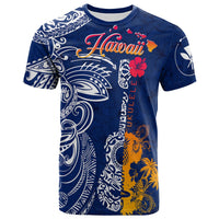 Hawaii Ukulele Unique Style T Shirt Hibiscus Pattern - Wonder Print Shop