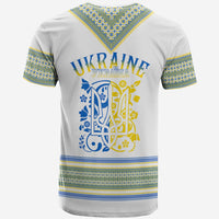 Ukraine Folk Patterns T Shirt Unity Day White - Wonder Print Shop