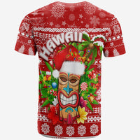 Hawaii Christmas T Shirt Mele Kalikimaka Tiki - Wonder Print Shop