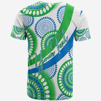 Sierra Leone Personalised T Shirt Ankara Style - Wonder Print Shop
