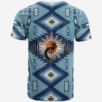 Native American T Shirt Kokopelli Mix Navajo Pattern - Wonder Print Shop