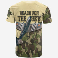Submarine Spitfire Camouflage T Shirt Reach For The Sky - Wonder Print Shop