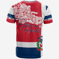 Dominican Republic T Shirt Independence Day Flag Style - Wonder Print Shop