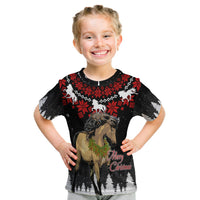 Iceland Christmas T Shirt KID Icelandic Horse - Do The Tolt - Wonder Print Shop