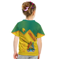 Grenada Independence Day T Shirt KID Geometric Style - Wonder Print Shop
