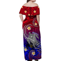 Hawaii Matching Hawaiian Shirt And Dress Hawaiian Turtle Plumeria Mixed Polynesian Style LT9 - Wonder Print Shop