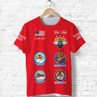 Custom Tuskegee Airmen T Shirt The Red Tails Simple Style Red LT8 - Wonder Print Shop