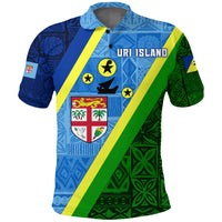 Merry Christmas and Happy New Year 2023 Malampa Vanuatu Fiji Day Polo Shirt Combine Flag Design LT4 - Wonder Print Shop