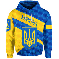 Custom Ukraine Hoodie Sporty Style LT8 - Wonder Print Shop