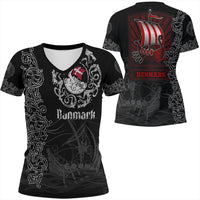 Viking Clothing Viking Drakkar Denmark Warship V Neck T shirt RLT12 - Wonder Print Shop