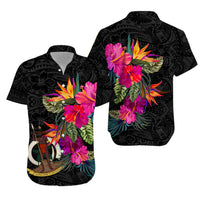 Vanuatu Hibiscus Polynesian Tribal Matching Hawaiian Shirt And Dress LT12 - Wonder Print Shop