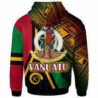 Vanuatu Hoodie Custom Polynesian Grunge Texture Style Hoodie LT10 - Wonder Print Shop