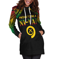 Vanuatu Proud To Be A Ni Van Polynesian Pattern Hoodie Dress - Wonder Print Shop