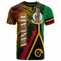 Vanuatu T Shirt Custom Polynesian Grunge Texture Style T Shirt LT10 - Wonder Print Shop