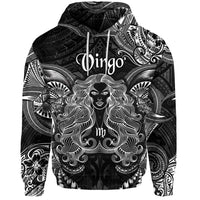 Custom Virgo Zodiac Polynesian Hoodie Unique Style Black LT8 - Wonder Print Shop