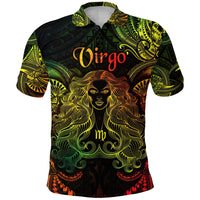Virgo Zodiac Polynesian Polo Shirt Unique Style Reggae LT8 - Wonder Print Shop