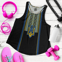 Ukraine Folk Patterns Women Racerback Tank Top Unity Day - Wonder Print Shop