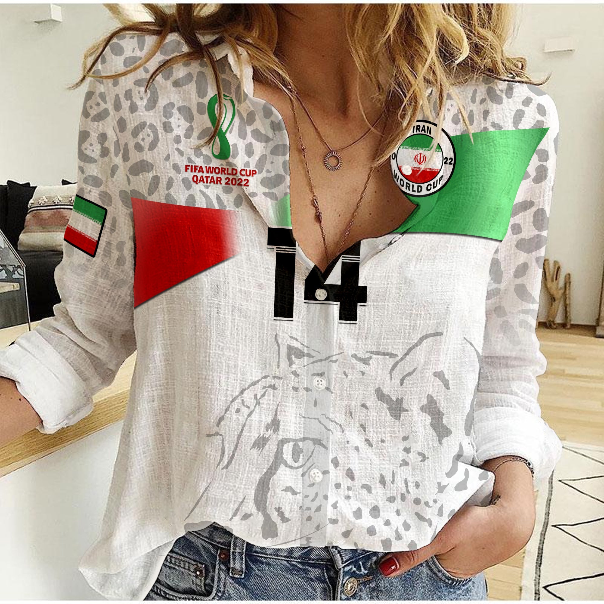 custom-text-and-number-iran-football-women-casual-shirt-team-melli-world-cup-2022