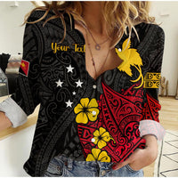 Custom Personalised Papua New Guinea Anniversary Women Casual Shirt 47th Independence Day Since 1975 LT13 - Wonder Print Shop