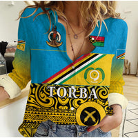 (Custom Personalised) Torba Province Women Casual Shirt Vanuatu Proud LT13 - Wonder Print Shop