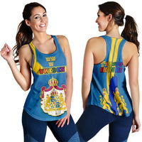 Sweden LGBT Day Women Racerback Tank Be Proud Of Who You Are - Wonder Print Shop