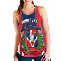 (Custom Personalised) Dominican Republic Women Racerback Tank Dominicana Style Sporty LT13 - Wonder Print Shop