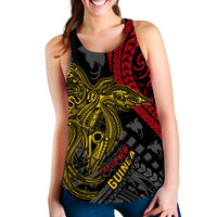 Custom Personalised Papua New Guinea Women Racerback Tank Raggiana Birds Of Paradise Happy 47th Independence Day LT13 - Wonder Print Shop