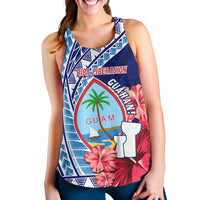 Guam Chamorro Women Racerback Tank Happy Liberation Day Latte Stone LT13 - Wonder Print Shop