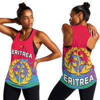 Eritrea Women Racerback Tank Eritrean Independence Day LT13 - Wonder Print Shop