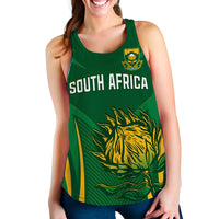 South Africa Cricket Women Racerback Tank Proteas Champion LT13 - Wonder Print Shop