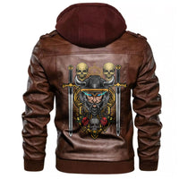 Viking Warrior Sword Leather Jacket RLT12 - Wonder Print Shop
