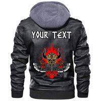 (Custom) Wonder Print Shop - Warrior New Leather Jacket RLT12 - Wonder Print Shop