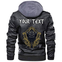 (Custom) Wonder Print Shop - Warrior Leather Jacket RLT12 - Wonder Print Shop