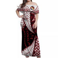 Gift For Couple - Tonga Emancipation Day Matching Hawaiian Shirt And Dress Kupesi Pattern No.1 Black LT9 - Wonder Print Shop