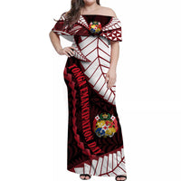 Gift For Couple - Tonga Emancipation Day Matching Hawaiian Shirt And Dress Kupesi Pattern No.2 Black LT9 - Wonder Print Shop