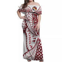 Gift For Couple - Tonga Emancipation Day Matching Hawaiian Shirt And Dress Kupesi Pattern No.1 White LT9 - Wonder Print Shop