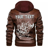 (Custom) Wonder Print Shop - With An Axe With The Motives Of Scandinavian Culture Leather Jacket RLT12 - Wonder Print Shop