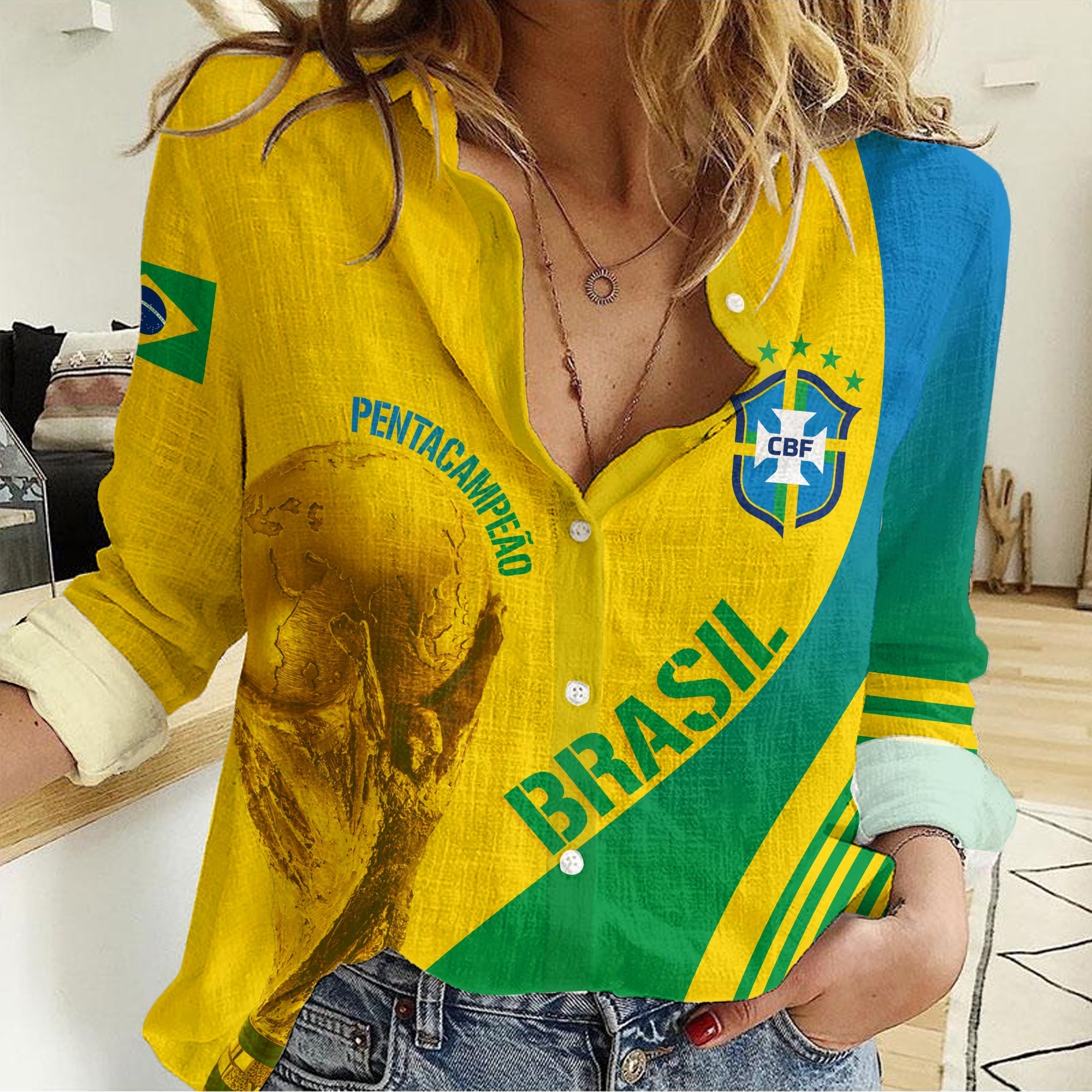 personalised-brazil-women-casual-shirt-world-cup-2022-pentacampe-o