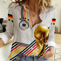 Personalised Germany Women Casual Shirt World Cup 2022 - Champions - Wonder Print Shop