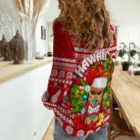 Hawaii Christmas Women Casual Shirt Mele Kalikimaka - Tiki - Wonder Print Shop