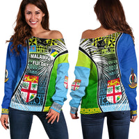 Vanuatu Malampa Fiji Day Off Shoulder Sweater 2022 LT6 - Wonder Print Shop
