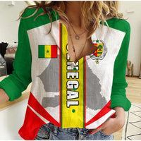 (Custom Personalised) Senegal Casual Shirt Simple Vibe LT6 - Wonder Print Shop