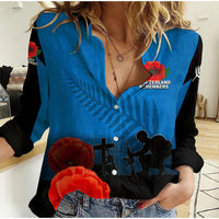 Anzac Day- New Zealand Remembers Casual Shirt LT6 - Wonder Print Shop
