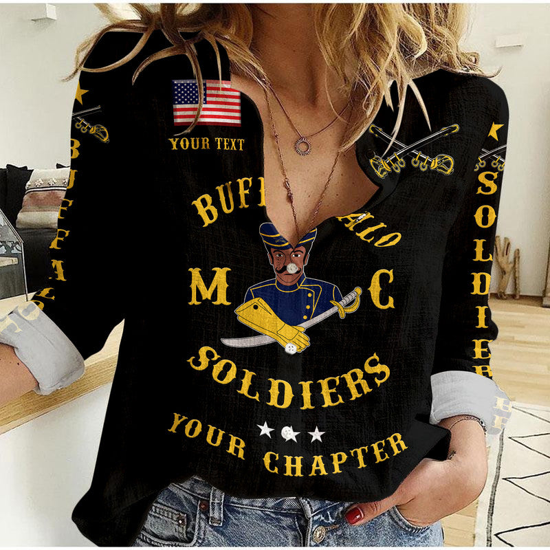custom-personalised-buffalo-soldiers-motorcycle-club-bsmc-woman-casual-shirt-simple-style-black