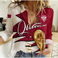 Qatar Football Team World Cup 2022 Women Casual Shirt - LT2 - Wonder Print Shop