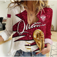 Qatar Football Team World Cup 2022 Women Casual Shirt - LT2 - Wonder Print Shop