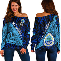 FSM 36th Year Of Independence Women Off Shoulder Sweater LT2 - Wonder Print Shop