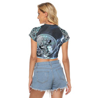 Viking Clothing Viking Thor Norse God of Thunder Raglan Cropped T shirt RLT12 - Wonder Print Shop