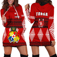 Tonga Hoodie Dress Tongan Pattern LT13 - Wonder Print Shop